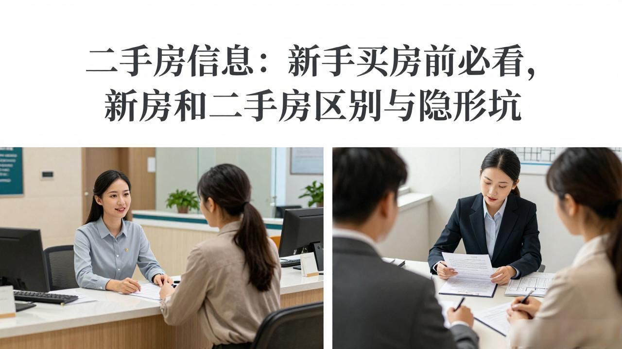 二手房信息：新手买房前必看，新房和二手房区别与隐形坑