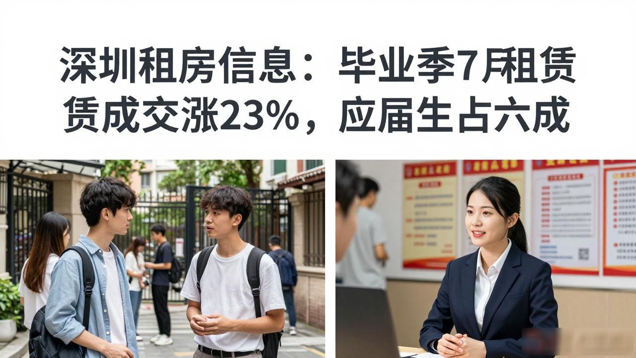 深圳毕业季租房市场行情_深圳租房需求增长趋势_租房信息