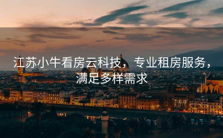 江苏小牛看房云科技，专业租房服务，满足多样需求