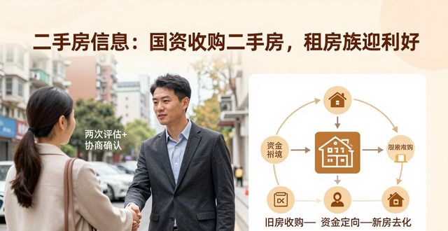 二手房信息：国资收购二手房，租房族迎利好