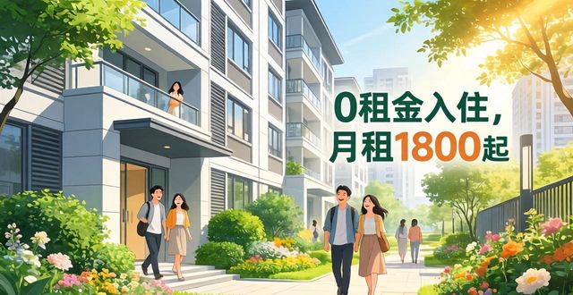 上海浦东保租房0租金入住，月租1800起