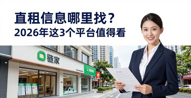 直租信息哪里找？2026年这3个平台值得看