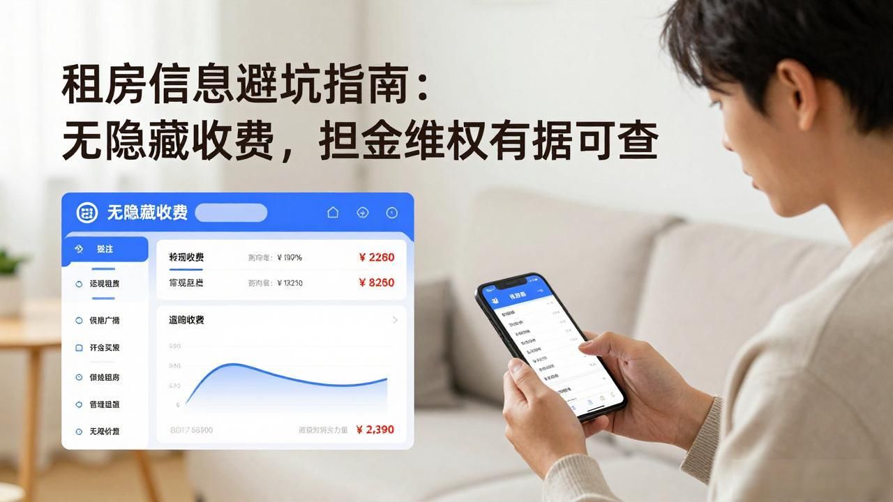 租房信息避坑指南：无隐藏收费，押金维权有据可查