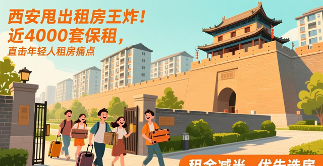 西安甩出租房王炸！近4000套保租房，直击年轻人租房痛点