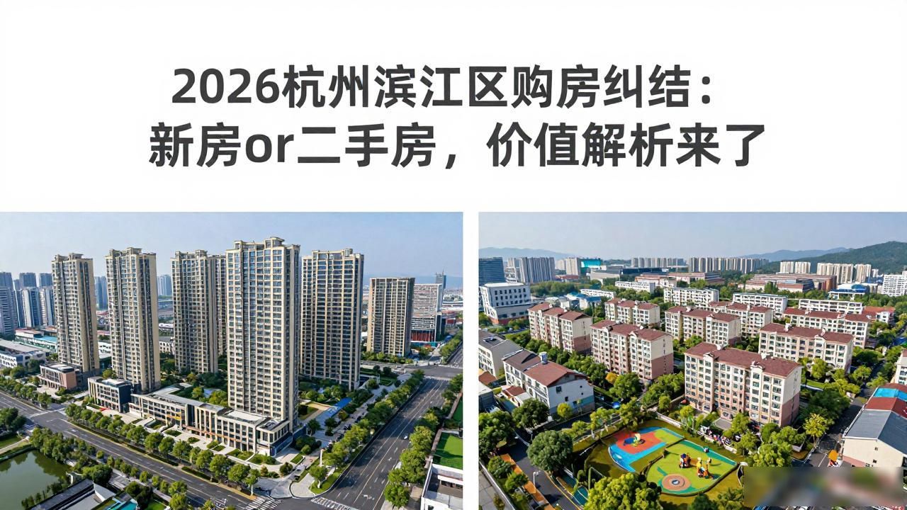 滨江新区新房二手房价值对比_二手房信息_望天际滨江核心区高端住宅分析