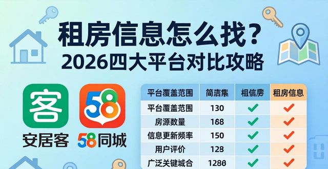 租房信息怎么找？2026四大平台对比攻略