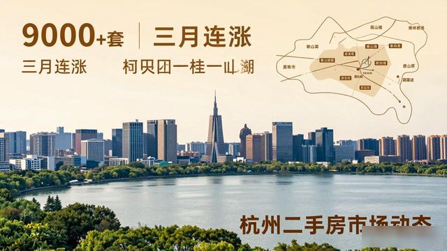 杭州二手房连三月成交9000+套，闲林青山湖板块最火