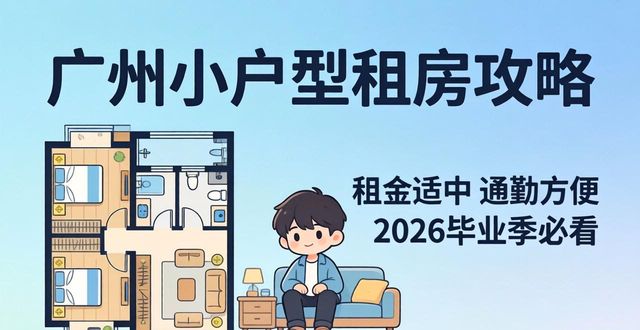 广州租房攻略：租金适中通勤方便，2026年毕业季必看
