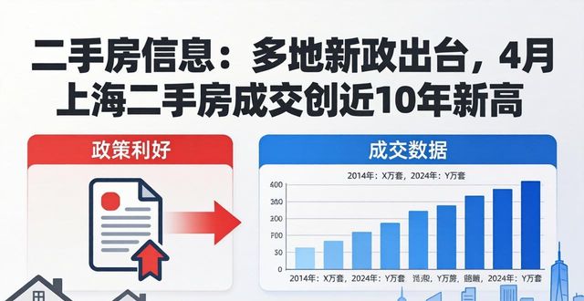 二手房信息：多地新政出台，4月上海二手房成交创近10年新高