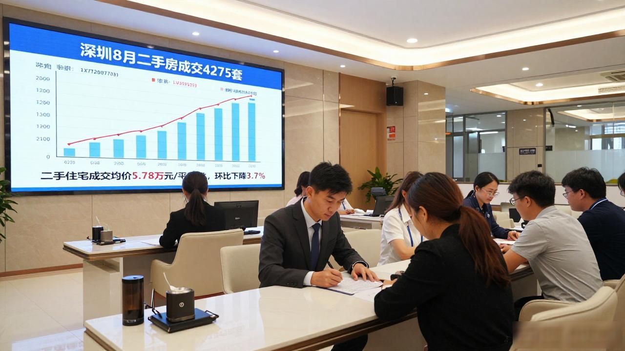 深圳8月二手房信息：成交4275套，中介签约量创近6年同期新高