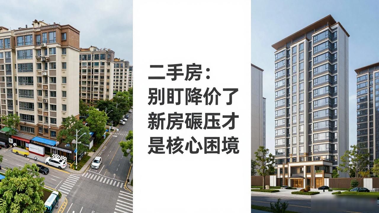 二手房信息：别盯降价了，新房碾压才是核心困境