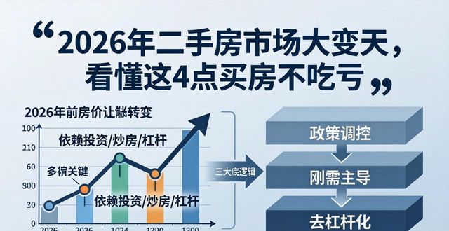 2026年二手房市场大变天，看懂这4点买房不吃亏