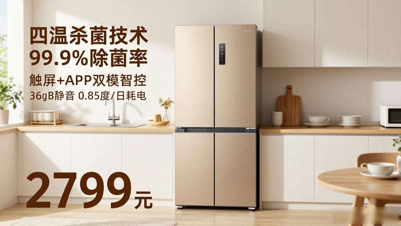 租房信息：五款高性价比多开门冰箱，小户型合租省电静音首选