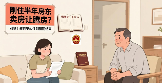 刚住半年房东卖房让腾房？别怕！教你安心住到租期结束