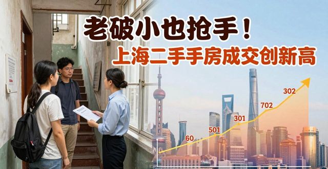 老破小也抢手！上海二手房成交创新高