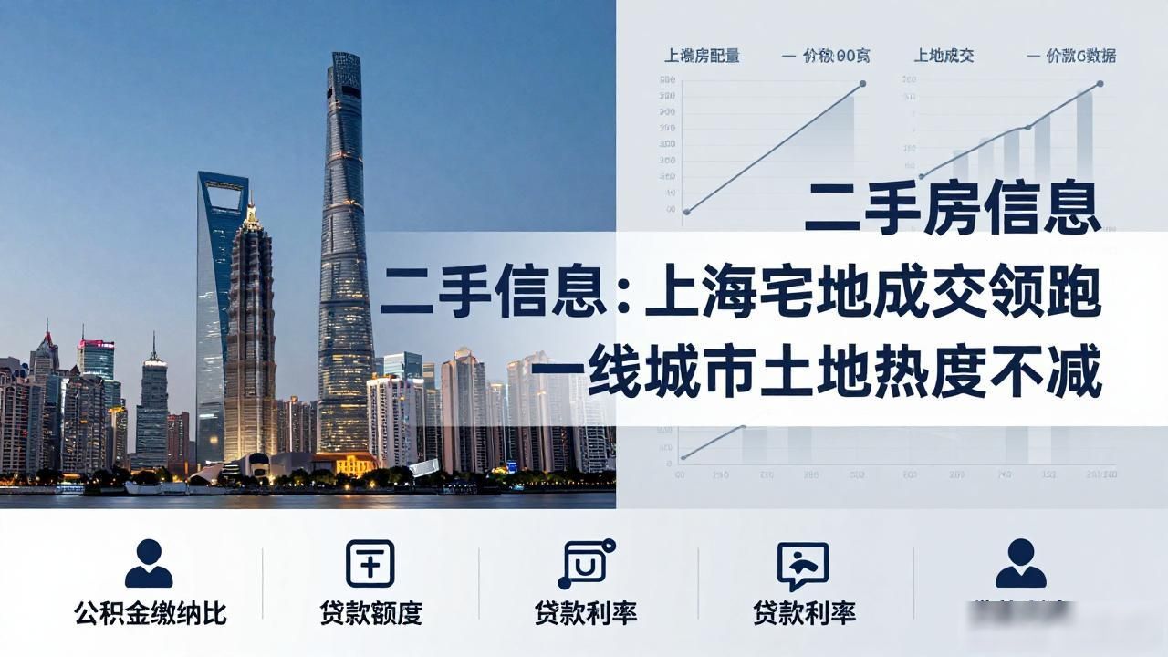 二手房信息：上海宅地成交领跑，一线城市土地热度不减
