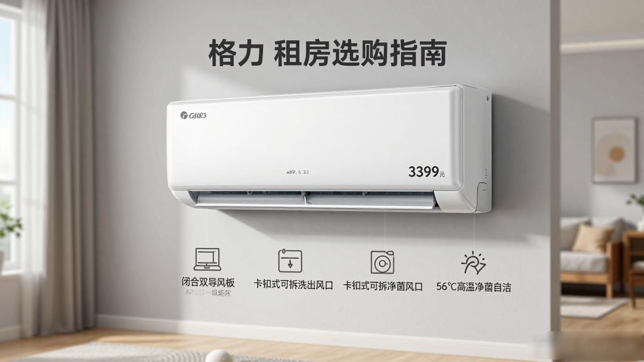 租房信息：出租屋空调怎么选？即装即用省电耐用