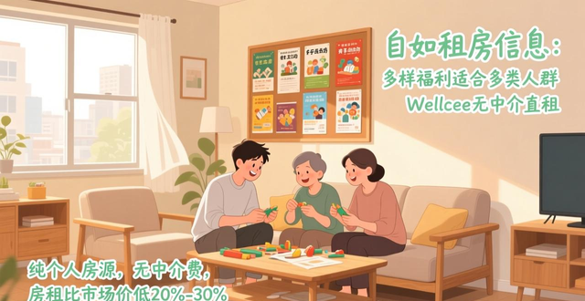 自如租房信息：多样福利适合多类人群，Wellcee无中介直租