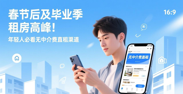 春节后及毕业季租房高峰！年轻人必看无中介费直租渠道