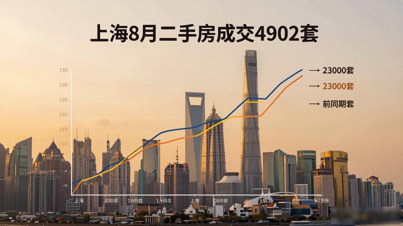 上海8月二手房成交4902套，一线楼市回暖信号明确