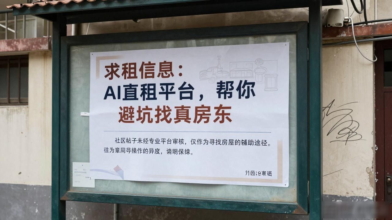 求租信息：AI直租平台，帮你避坑找真房东