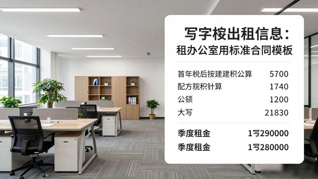 写字楼出租信息：租办公室用标准合同模板
