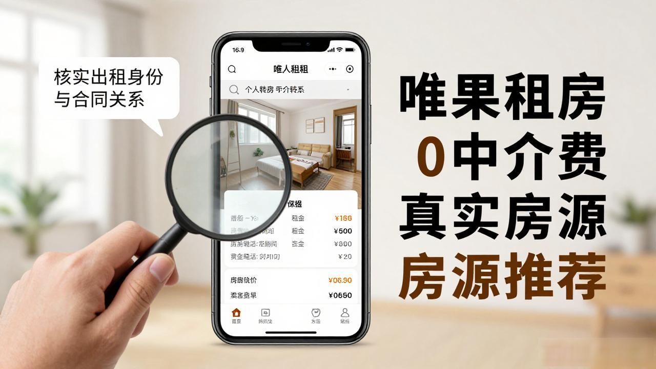 直租信息怎么找？唯果租房0中介费真实房源推荐