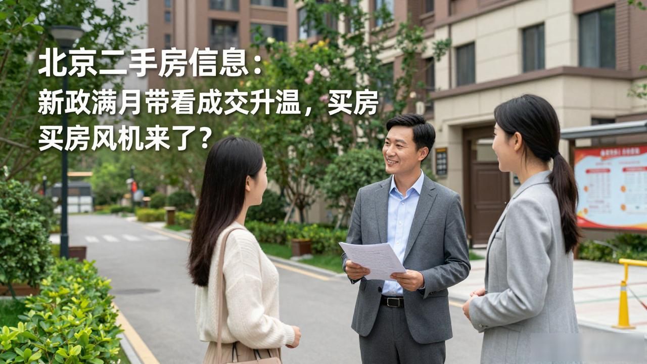 北京二手房信息：新政满月带看成交升温，买房时机来了？