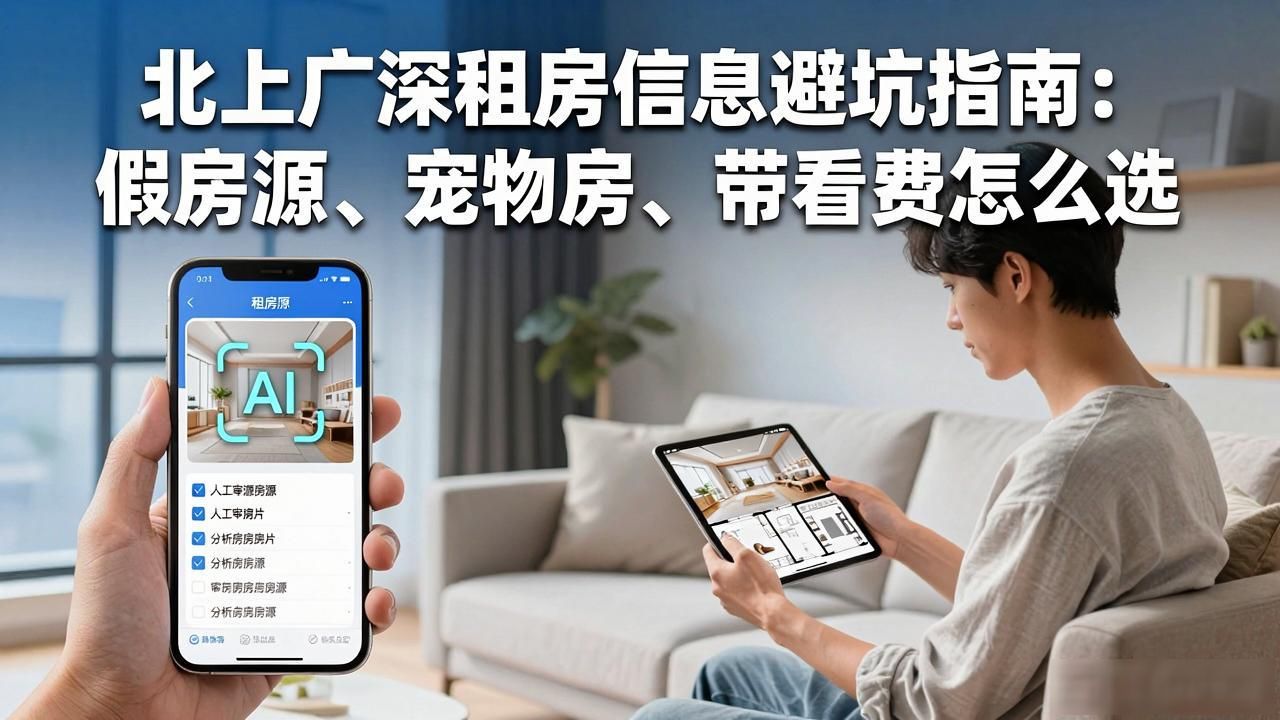 北上广深租房信息避坑指南：假房源、宠物房、带看费怎么选