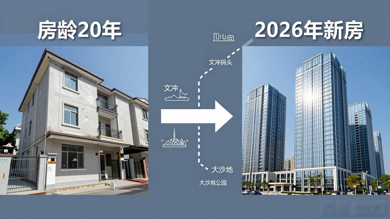 2026老黄埔二手房VS新房：通勤学区房龄三账怎么算