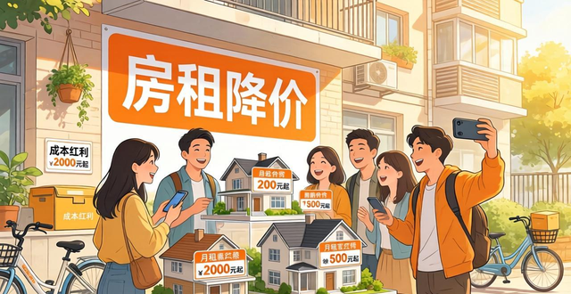 租房市场巨变！多地房租降价，年轻租客享成本红利