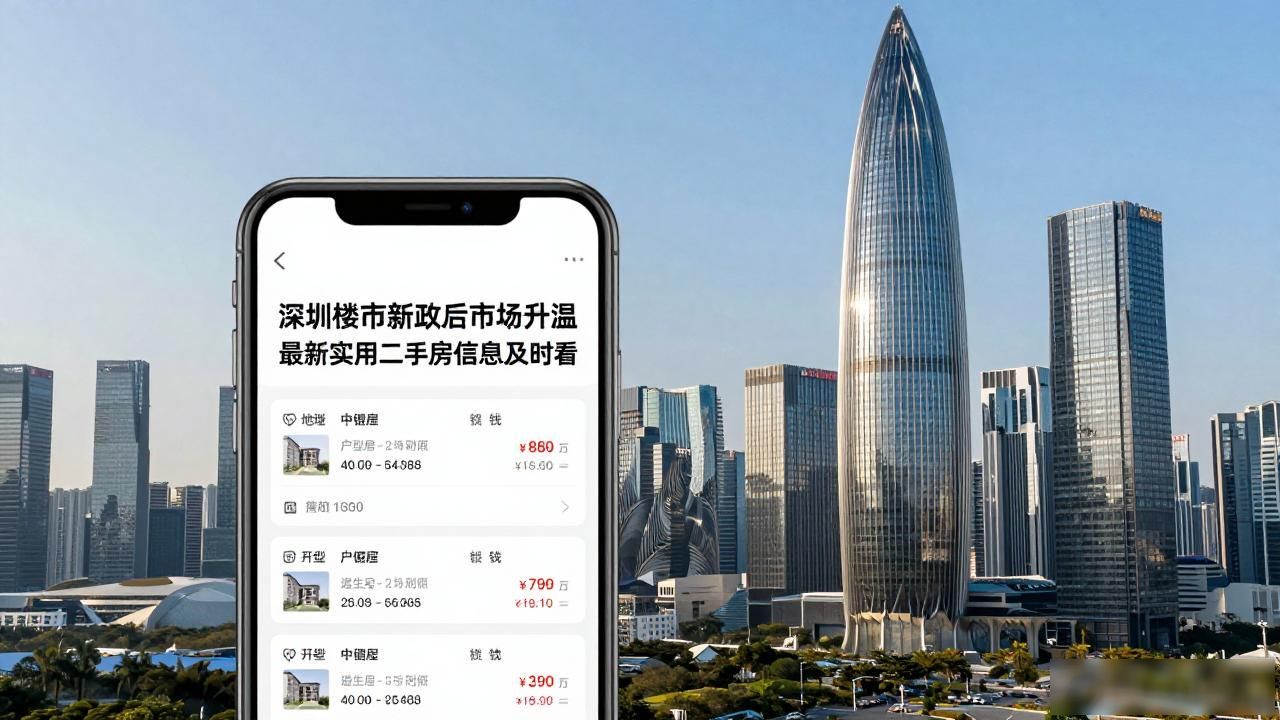 深圳楼市新政后市场升温 最新实用二手房信息及时看