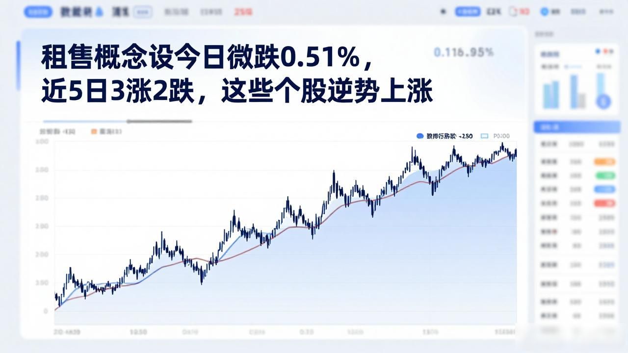 租售概念股今日微跌0.51%，近5日3涨2跌，这些个股逆势上涨