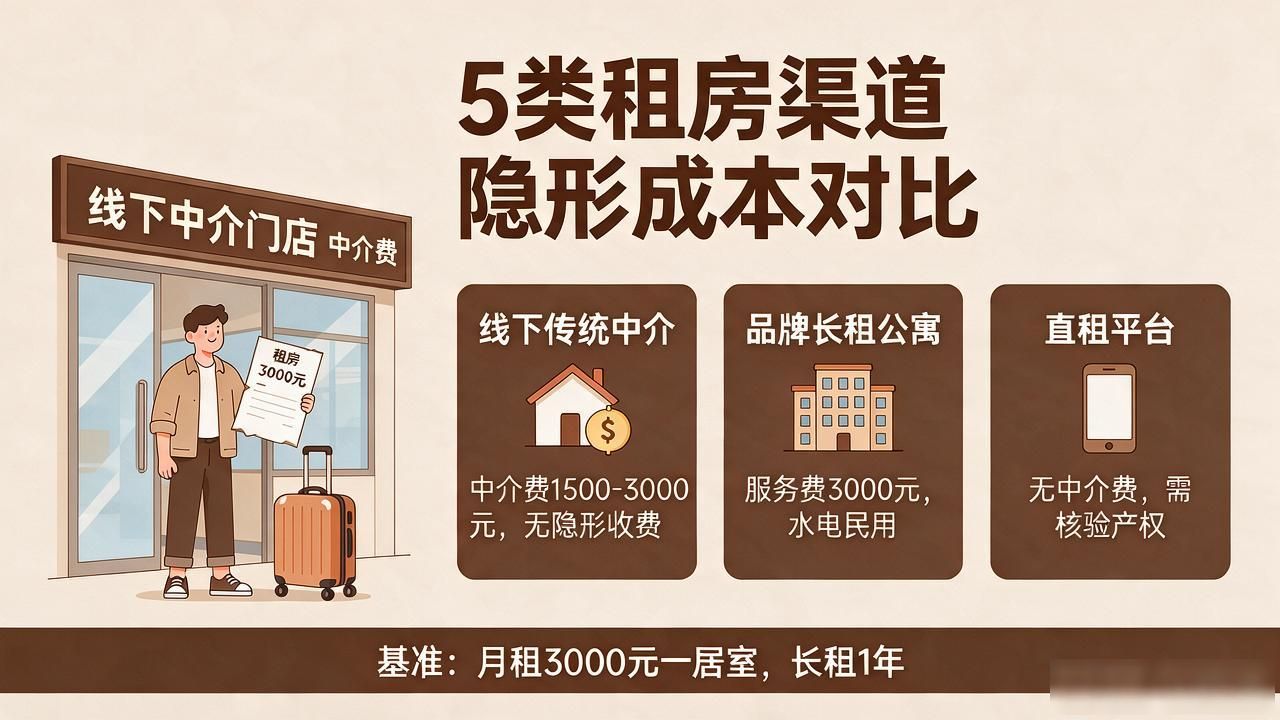 租房信息：同事便宜800？揭秘5个租房平台隐形成本