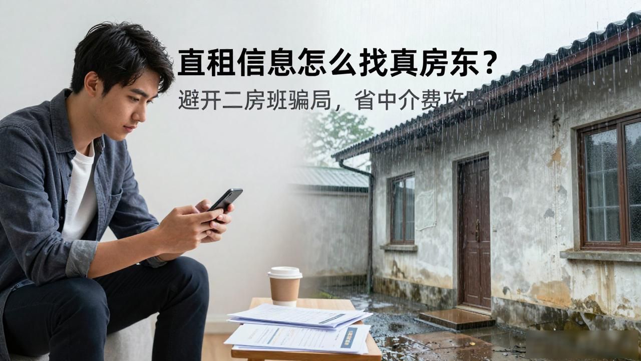 直租信息怎么找真房东？避开二房东骗局，省中介费攻略