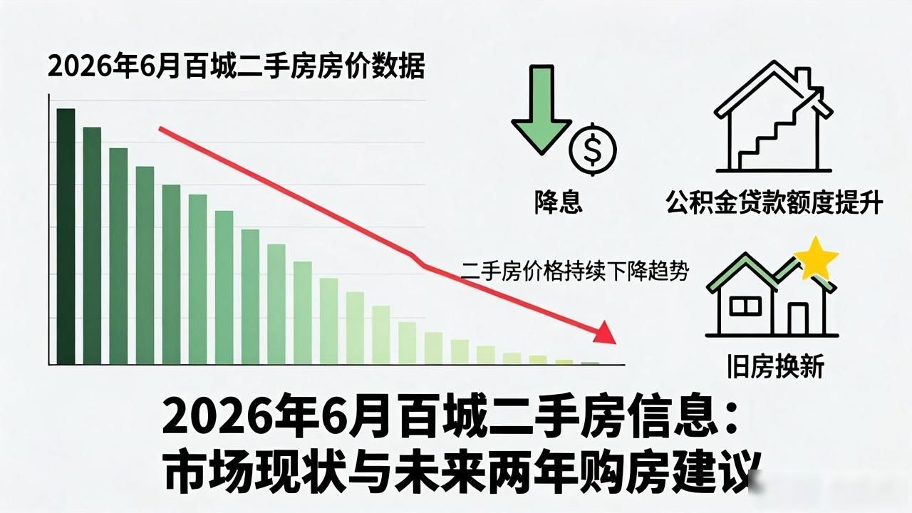 2026年6月百城二手房信息：市场现状与未来两年购房建议