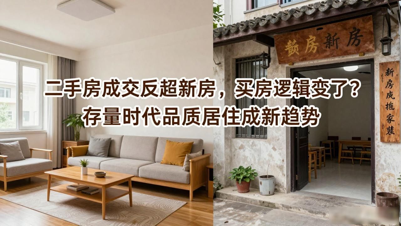 二手房成交反超新房_存量时代交易规则改写_二手房信息