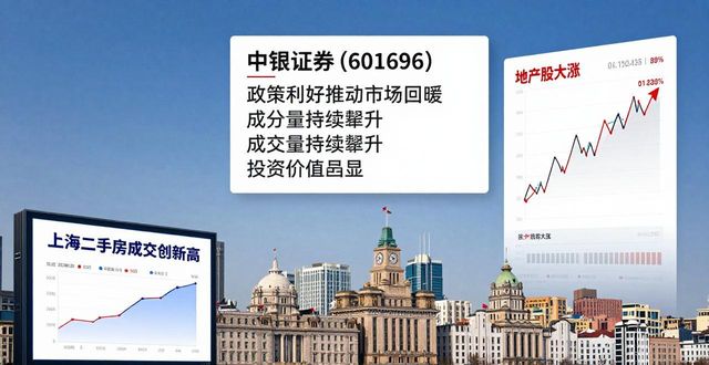 上海二手房成交创新高，地产股大涨