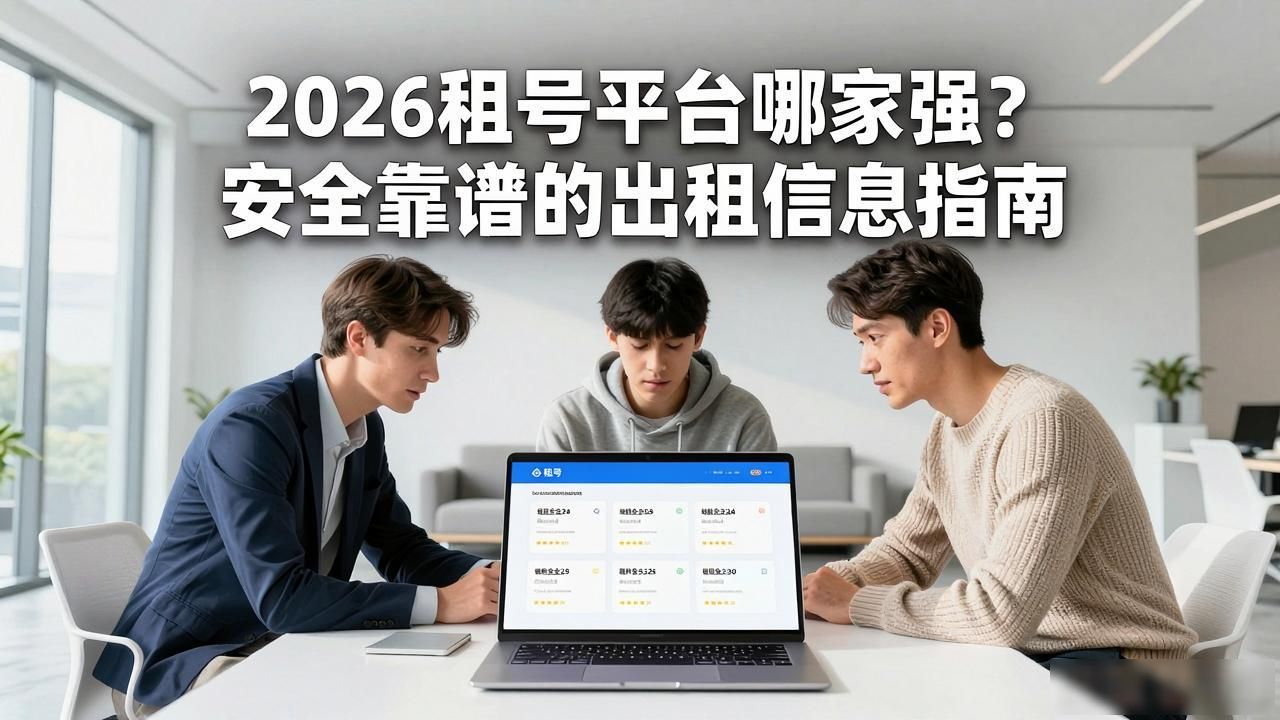 2026租号平台哪家强？安全靠谱的出租信息指南