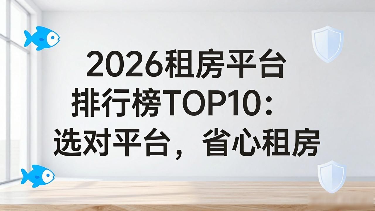 2026租房平台排行榜TOP10：选对平台，省心租房