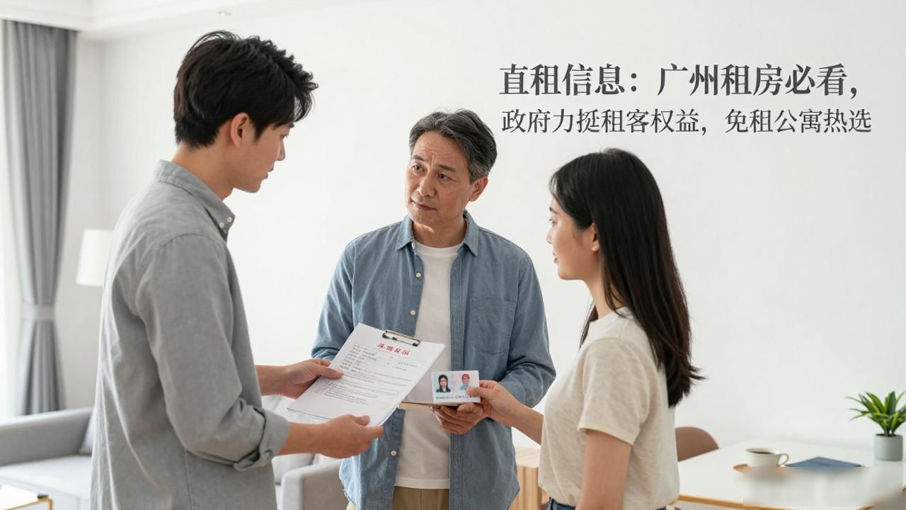 直租信息：广州租房必看，政府力挺租客权益，免租公寓热选