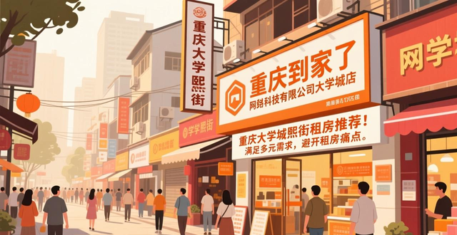 租房信息_重庆大学城熙街租房市场分析_重庆大学城熙街优质租房机构推荐