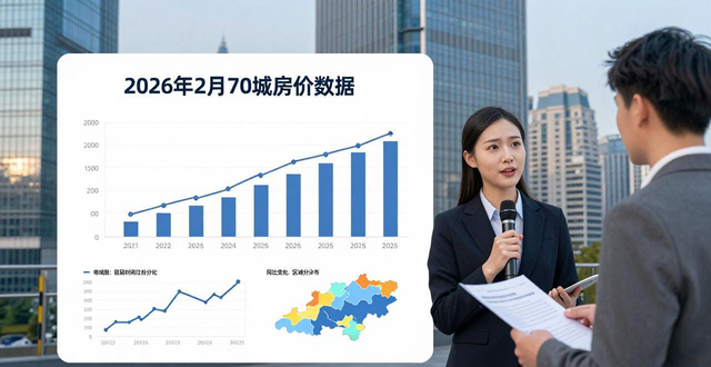 2026年2月70城房价数据：二手房价格降幅收窄情况