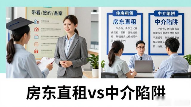毕业季租房必看！教你识别房东直租与中介陷阱