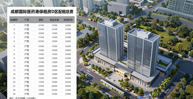成都国际医药港保租房项目介绍，含周边配套及租房信息