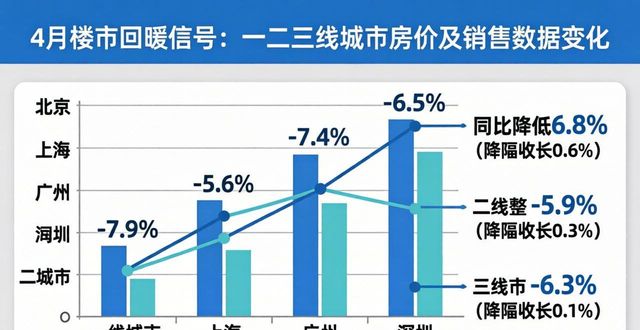 4月楼市回暖信号：一二三线城市房价及销售数据变化