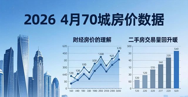 2026年4月70城房价数据：新房平稳，重点城市二手房止跌回升