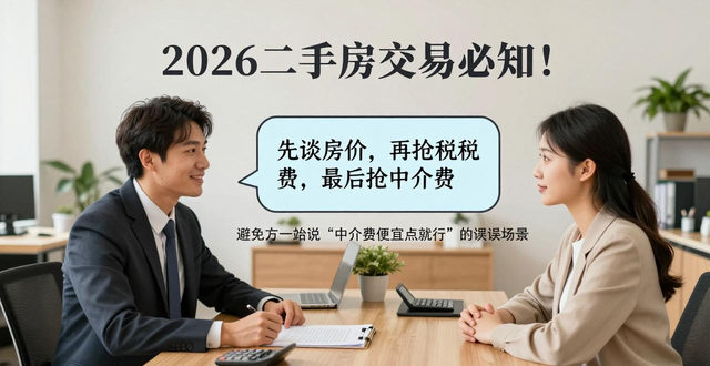 2026二手房交易必知！这些话千万别先对中介说出口