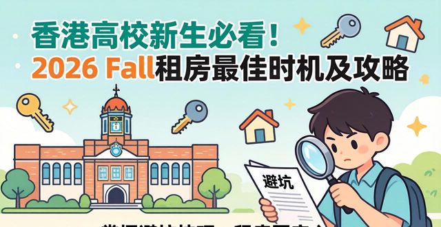 香港高校新生必看！2026fall租房最佳时机及攻略