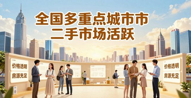 全国多重点城市二手房市场活跃，多因素促交易